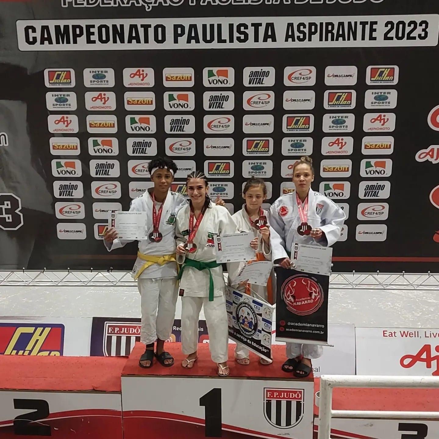 Atletas de Canas representaram no Campeonato Paulista de Judô