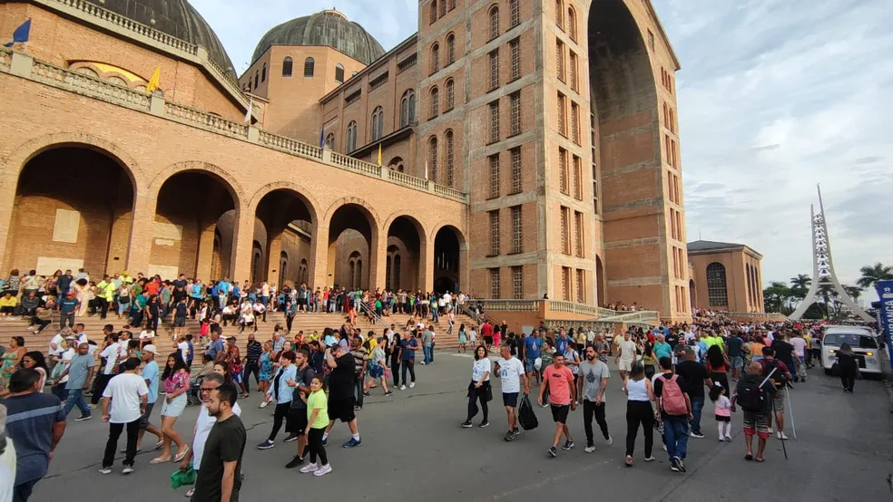 Santuário de Aparecida registra aumento de 9,6% no número de peregrinos que passaram pelo local em 2023
