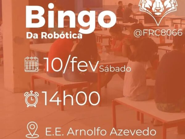 Equipe de robótica de Lorena organiza bingo para ir em competição nos Estados Unidos