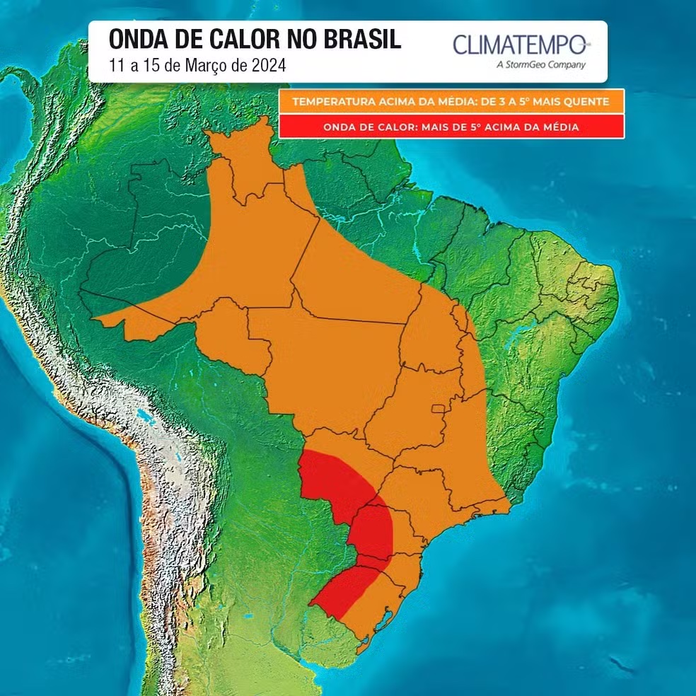 Temperaturas devem passar dos 30°C a partir de amanhã (13) na região