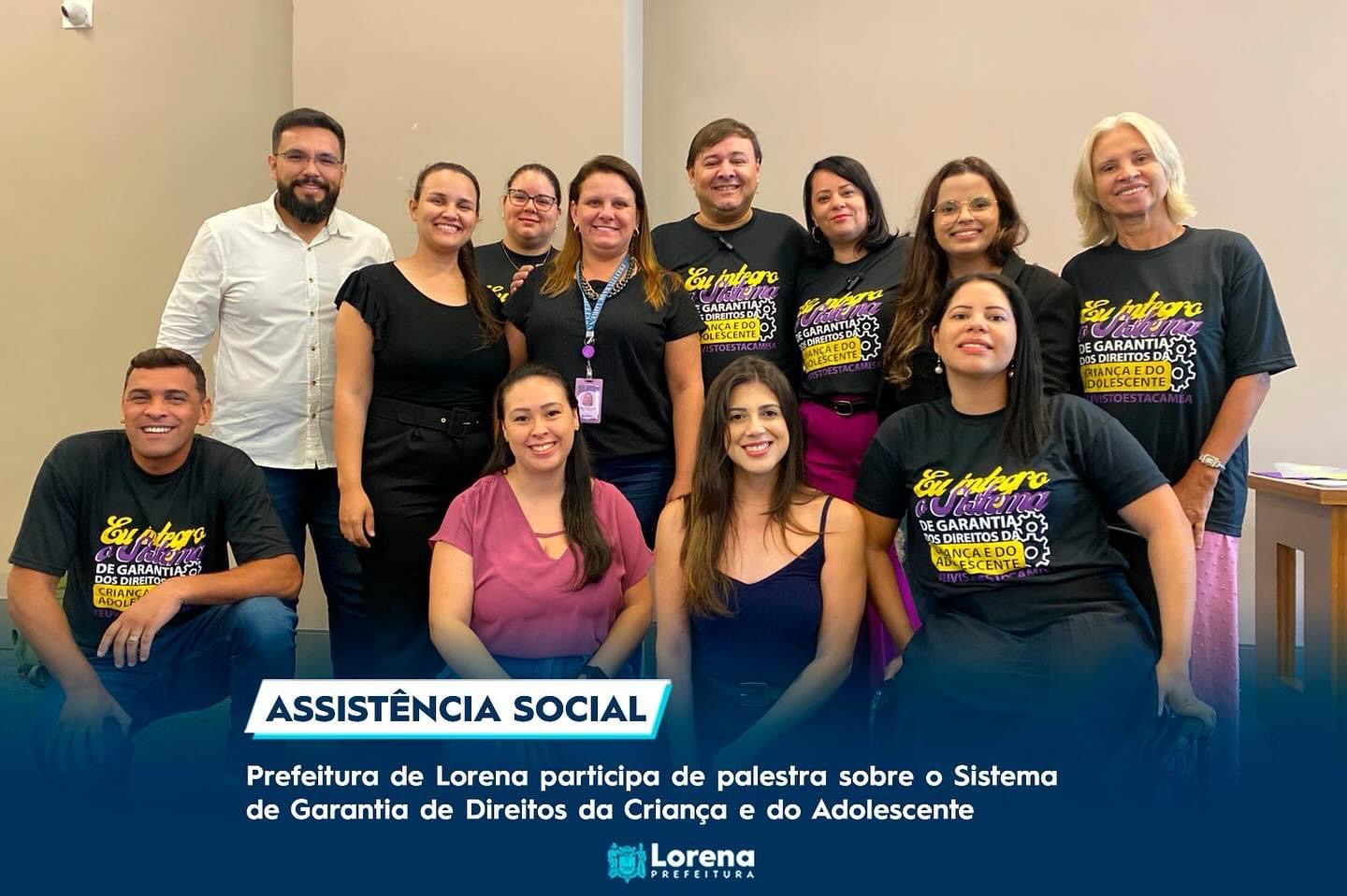 Colaboradores da assistência social participam de palestra sobre o sistema de garantia de direitos da criança e do adolescente