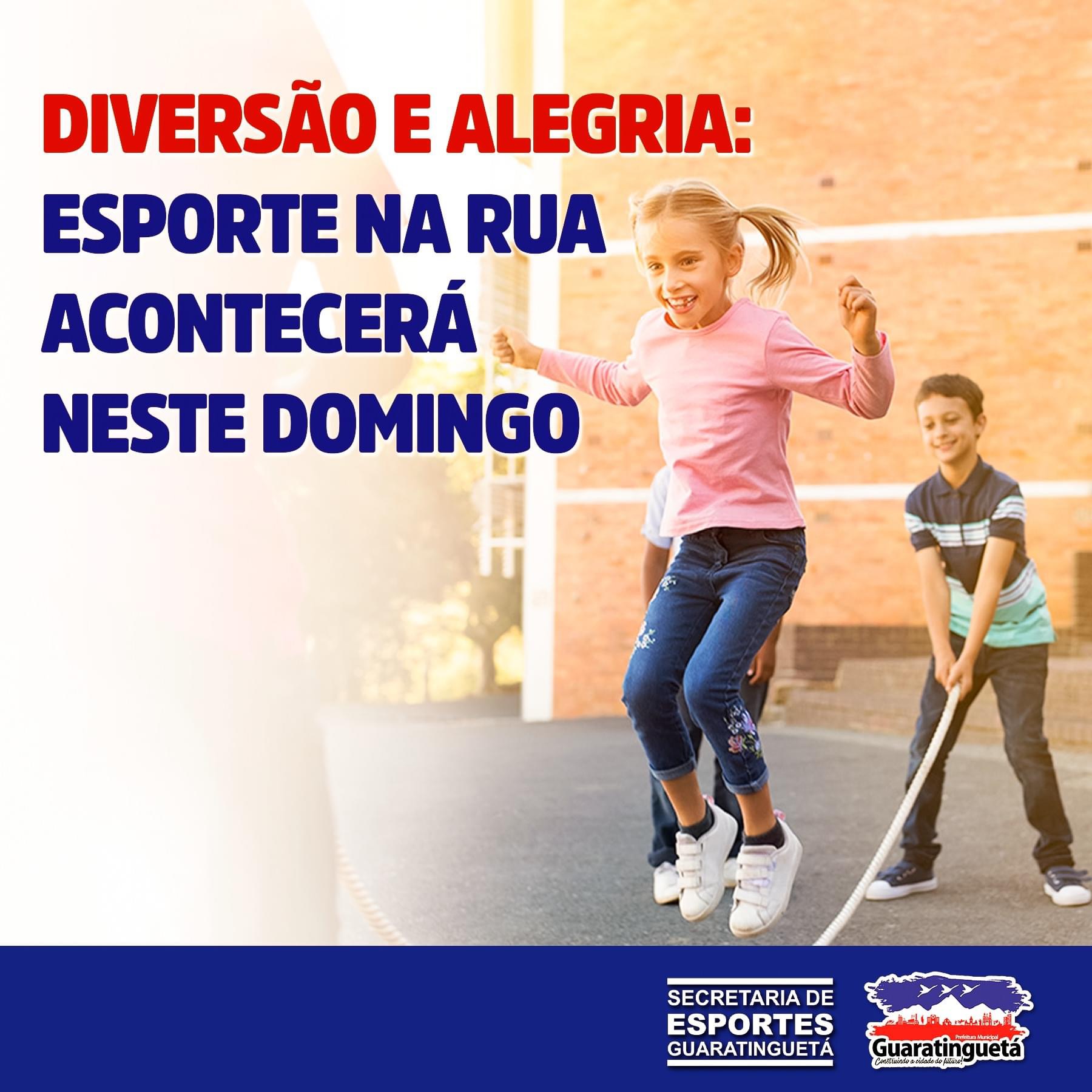 Esporte na Rua acontece neste domingo (07) em Guará