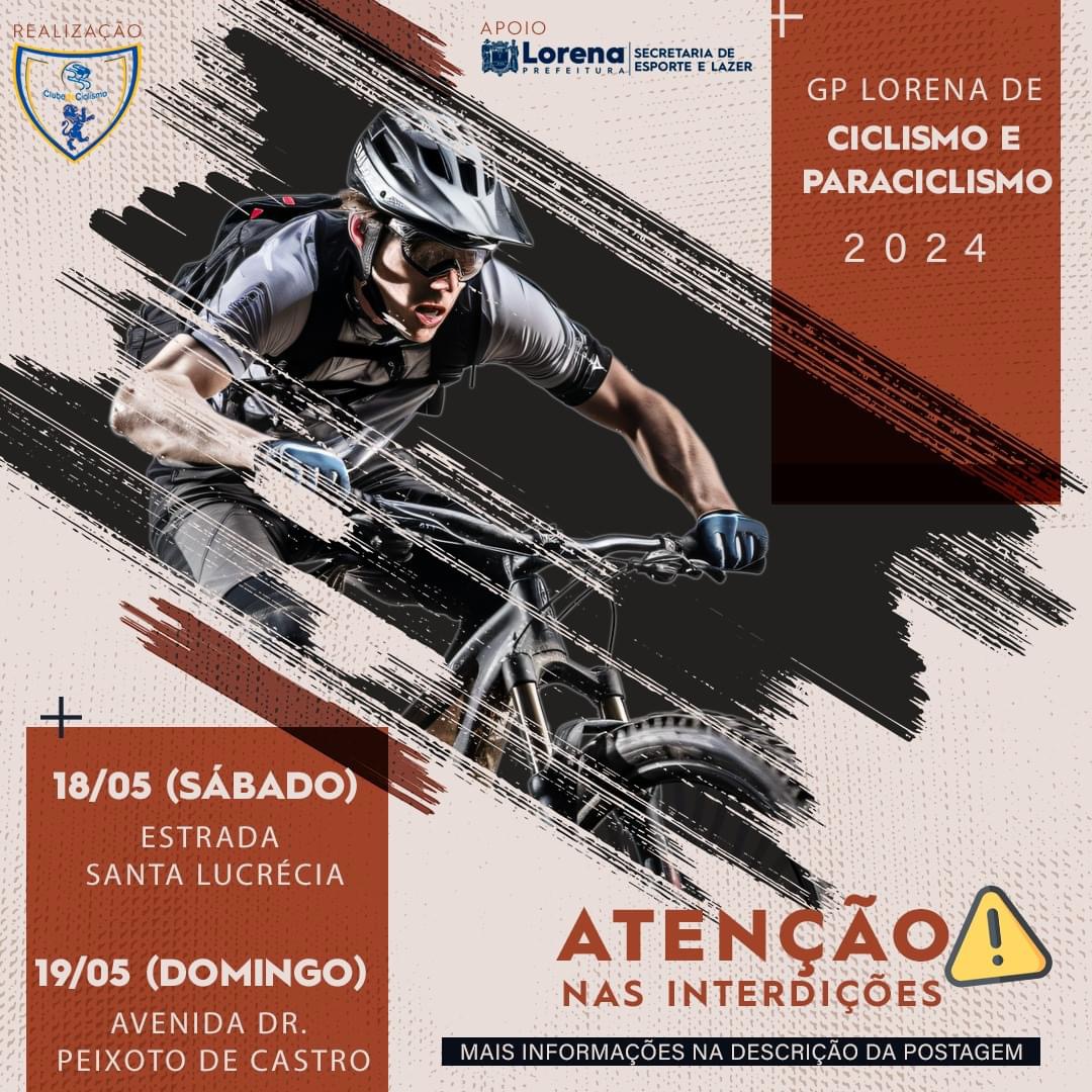 GP Lorena de Ciclismo e Paraciclismo acontece neste final de semana