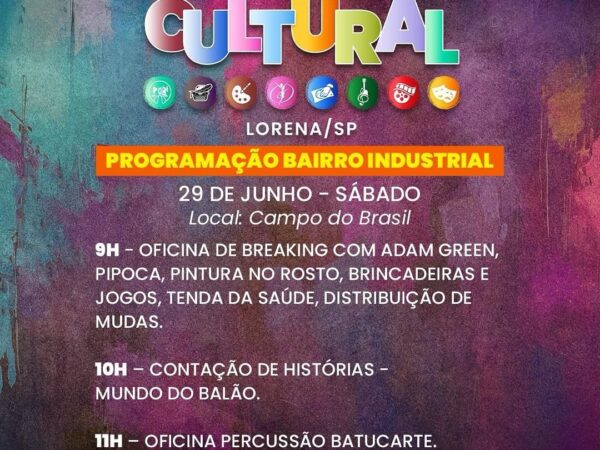 Circuito Cultural acontece na Industrial neste final de semana (29)