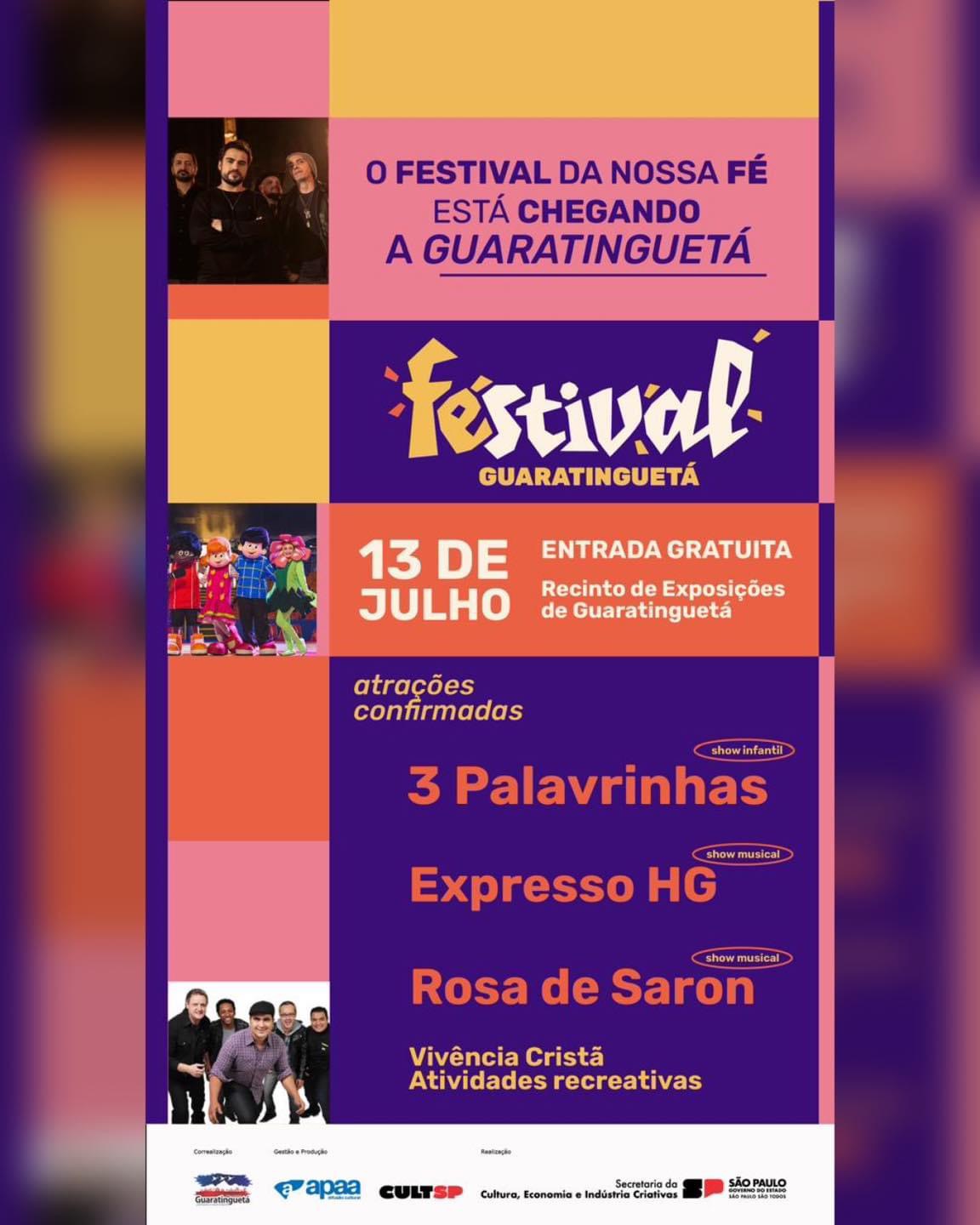 Guará recebe FÉstival em julho