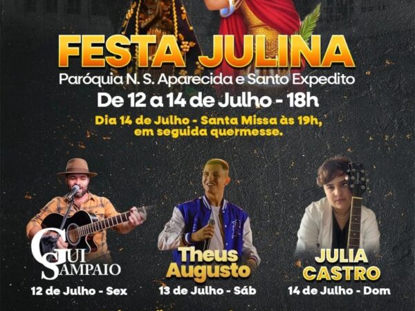 Paróquia N.S. Aparecida e Santo Expedito realiza Festa Julina em Lorena