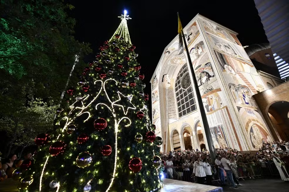 Basílica de Aparecida divulga os horários das missas de Natal e de Ano Novo