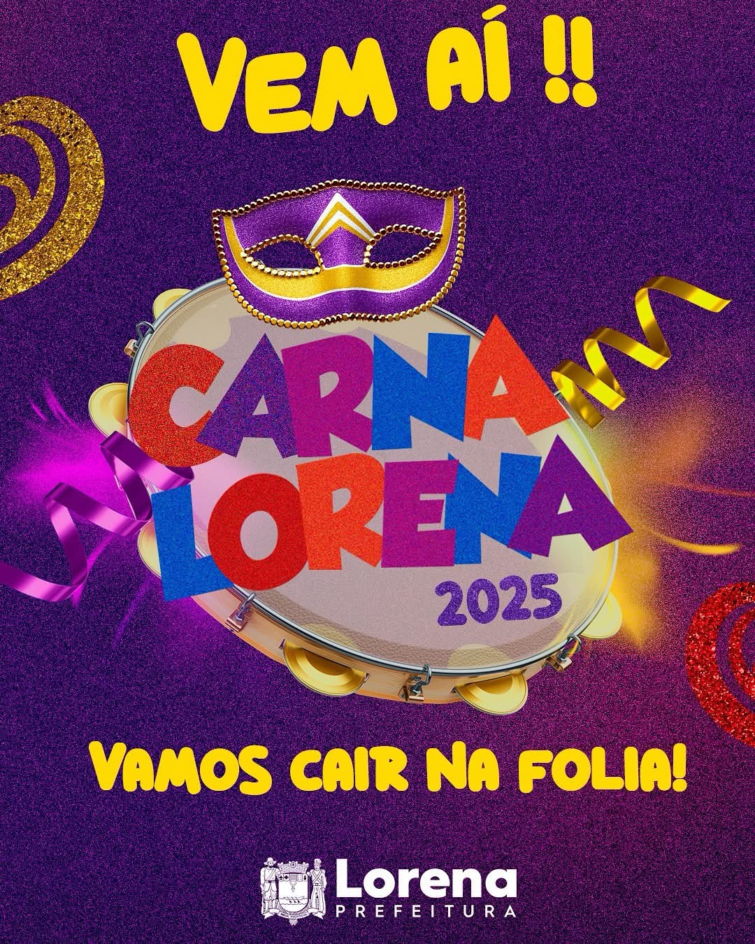 Confira a programação do Carna Lorena 2025