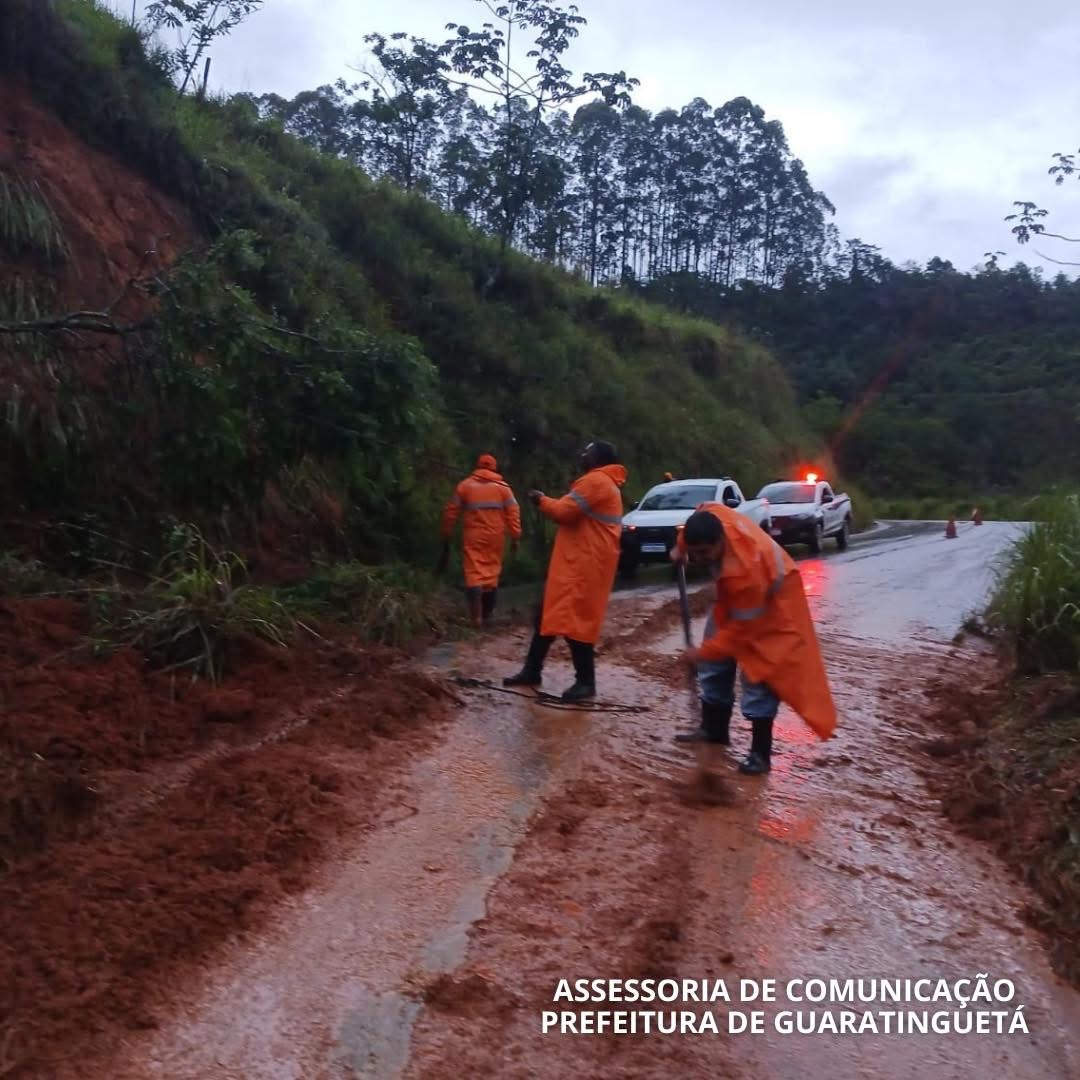 Pedrinhas e Gomeral foram os bairros mais afetados pela chuva em Guaratinguetá