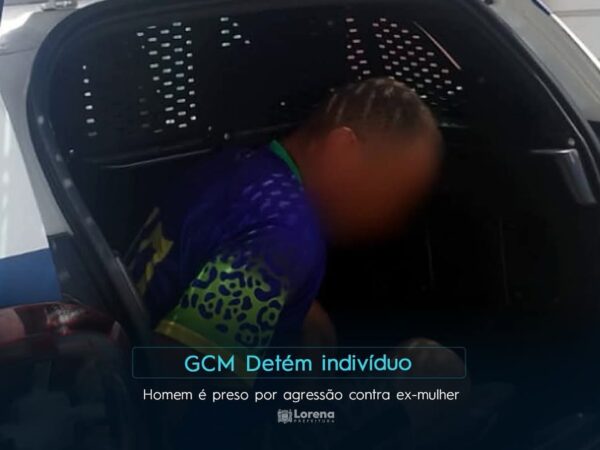 Guarda Civil detém homem por agressão contra ex-mulher em Lorena