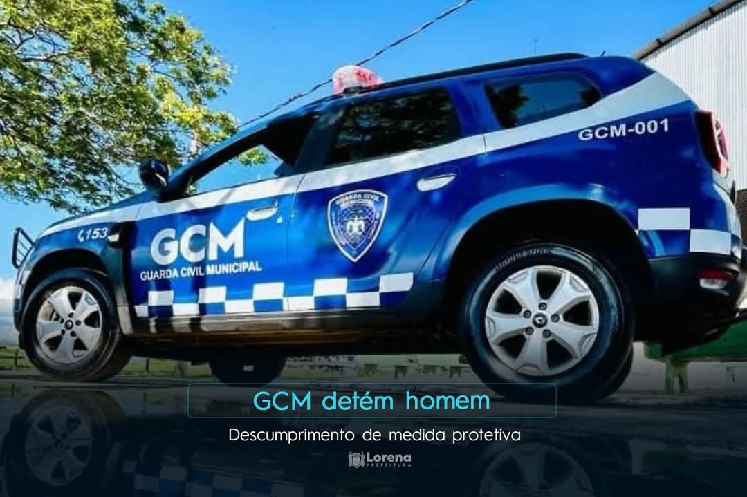Homem é detido após descumprir medida protetiva e ameaçar mulher em Lorena
