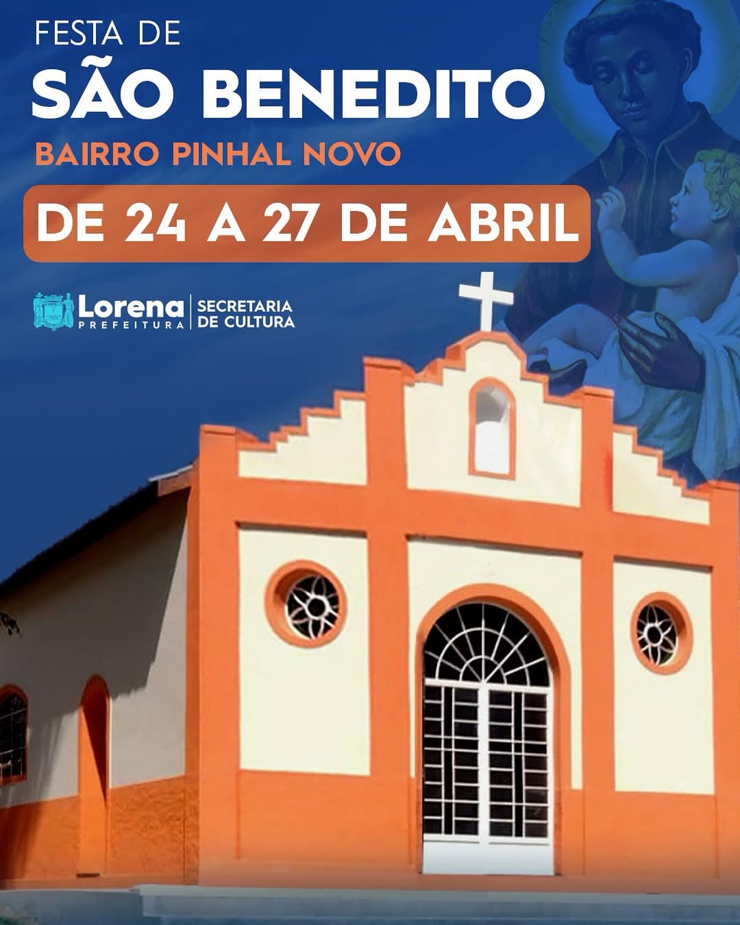 Festa de São Benedito no Pinhal Novo acontece entre 24 e 27 de abril