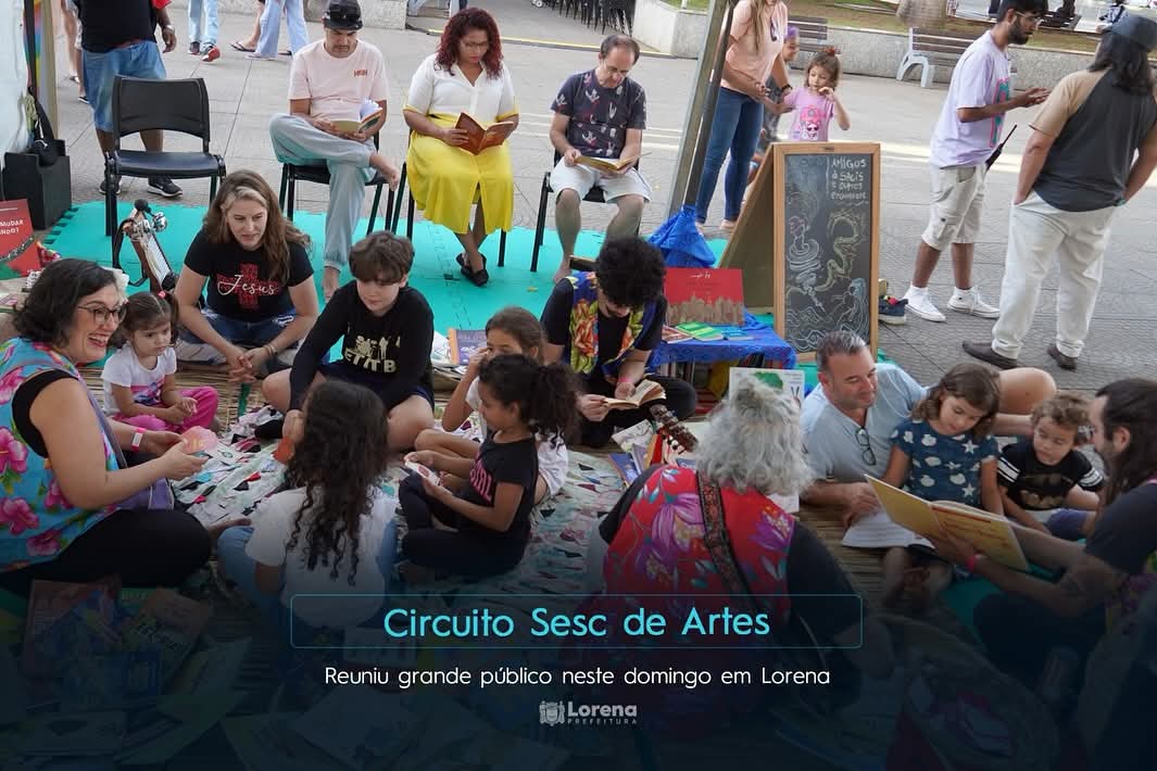 Circuito Sesc de Artes reuniu grande público no domingo (18) em Lorena