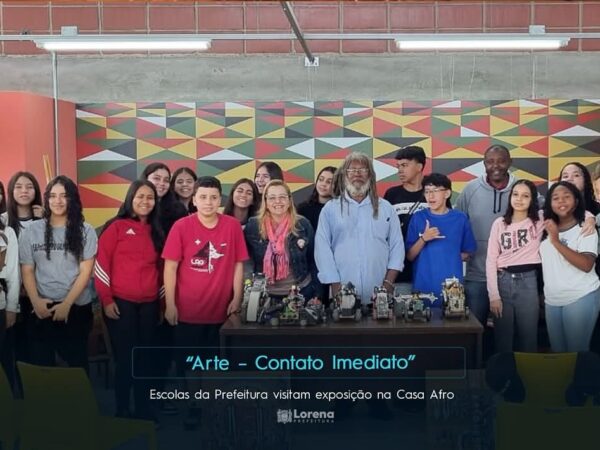 Escolas da rede municipal de Lorena visitam exposição cultural na Casa SP Afro Brasil