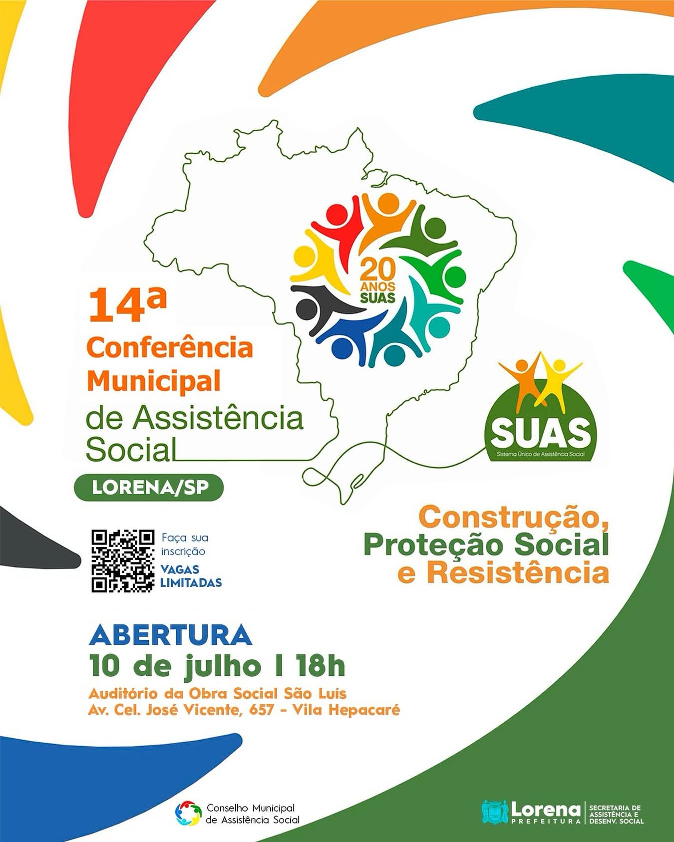 Lorena realiza a 14ª Conferência Municipal de Assistência Social