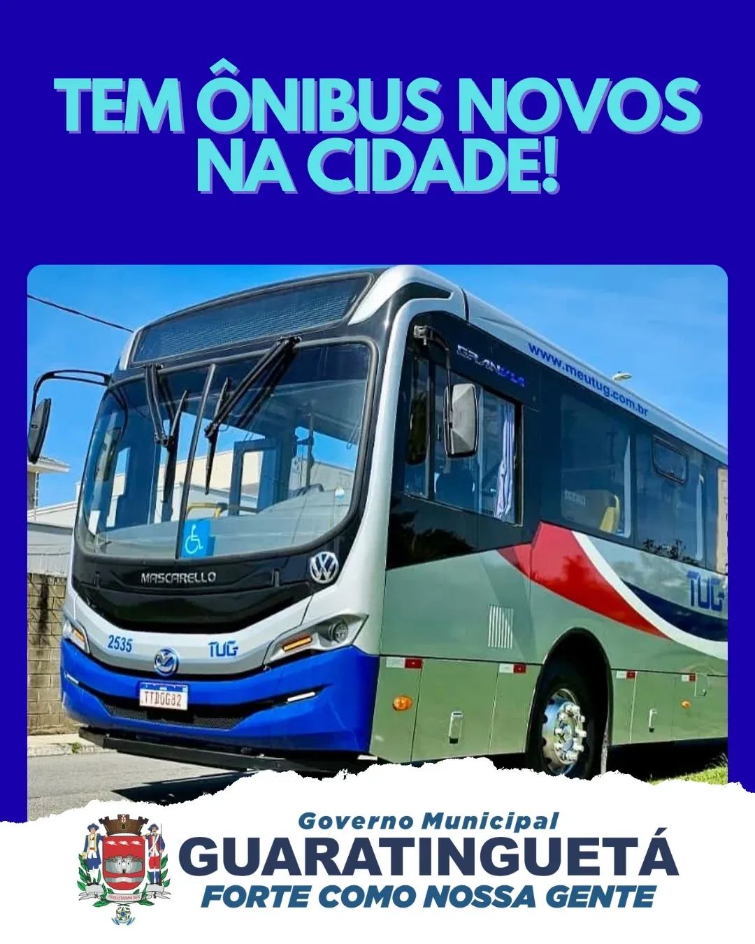 Novos ônibus entram em circulação no transporte coletivo urbano a partir de 14 de julho, em Guará
