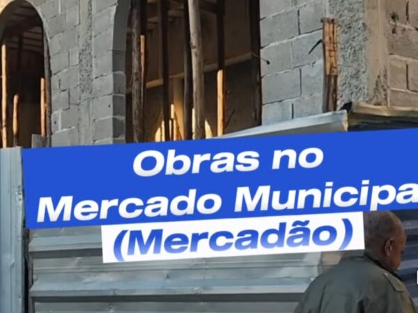 Obras no Mercado Municipal de Guaratinguetá seguem a todo vapor