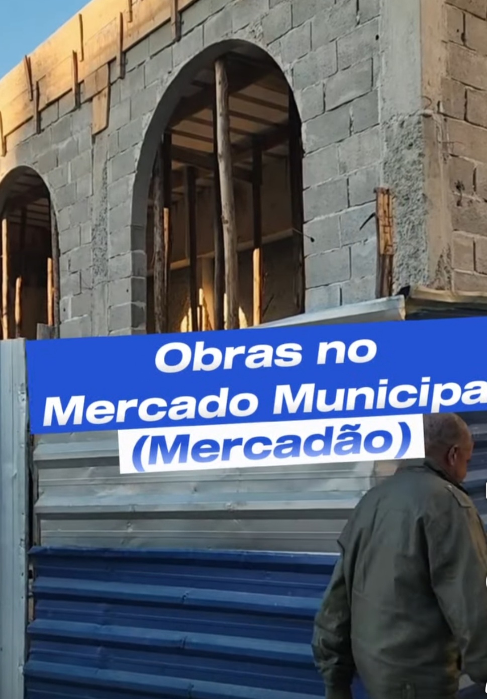 Obras no Mercado Municipal de Guaratinguetá seguem a todo vapor