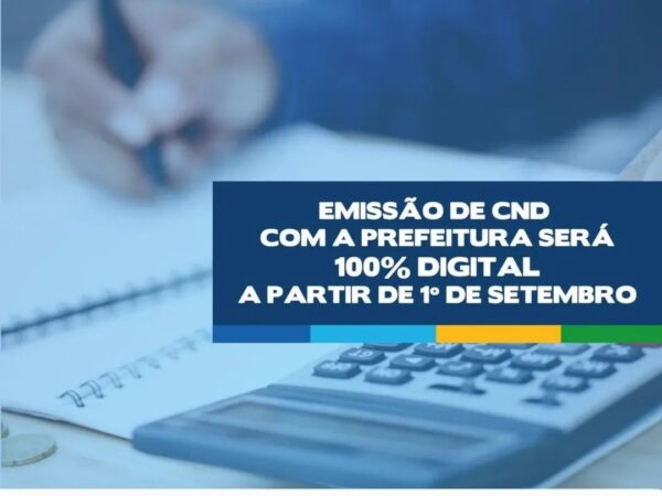 Emissão de CND com a Prefeitura de Cruzeiro será 100% digital