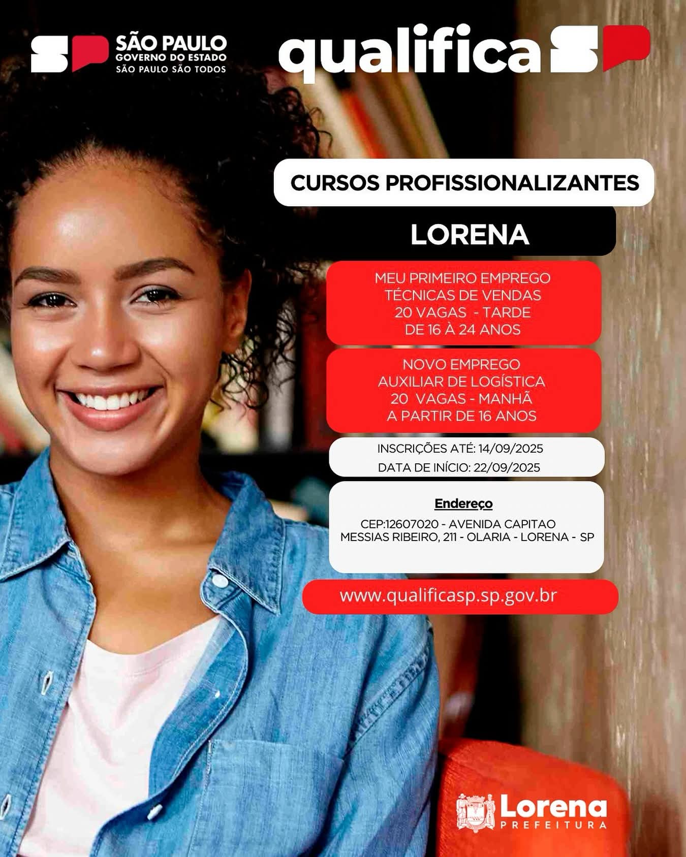 Qualifica SP abre inscrições para cursos gratuitos em Lorena