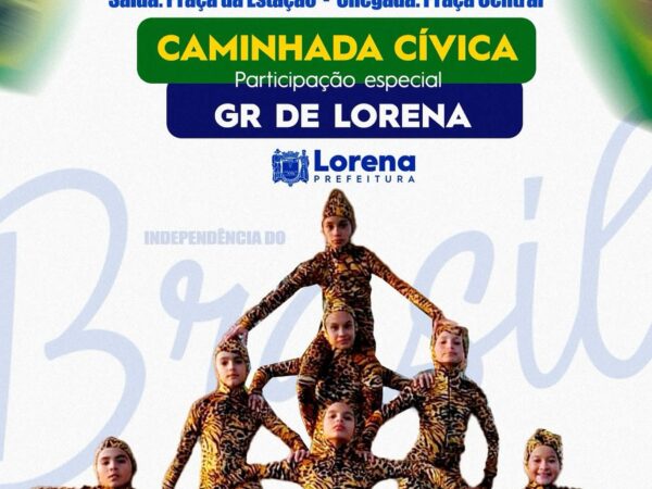 Caminhada Cívica conta com participação especial da GR Lorena