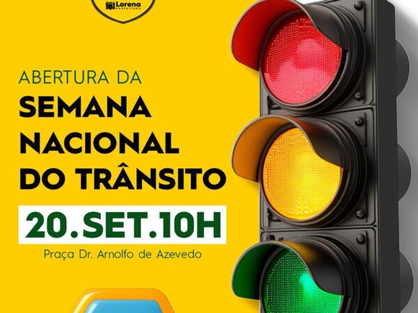 Lorena realiza Semana Nacional do Trânsito
