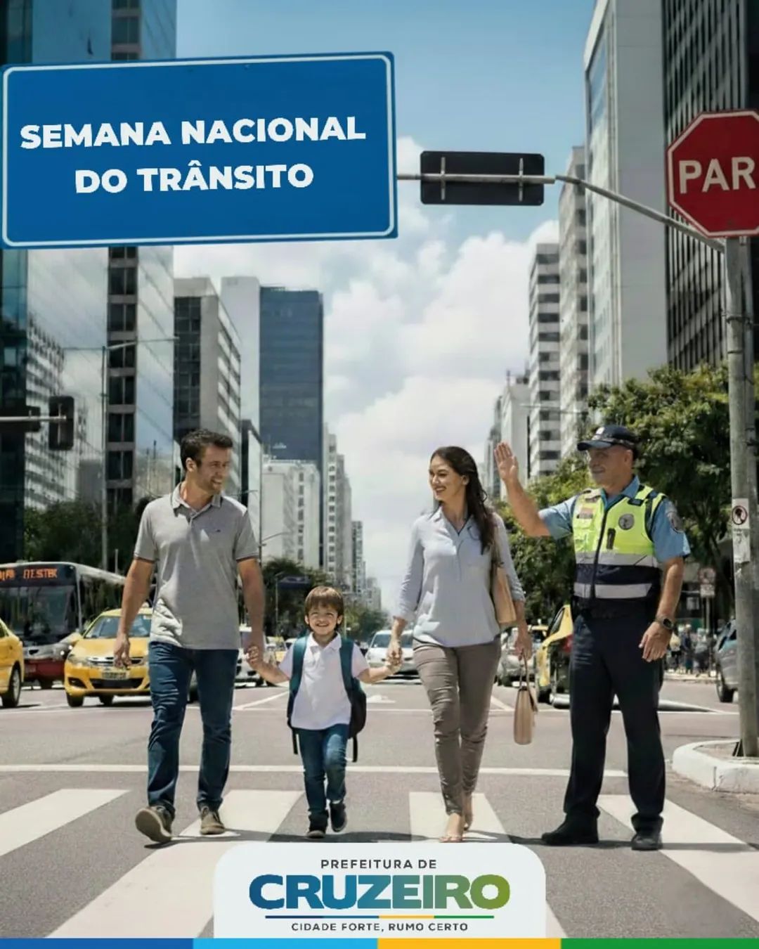 Cruzeiro realiza diversas ações na Semana Nacional do Trânsito