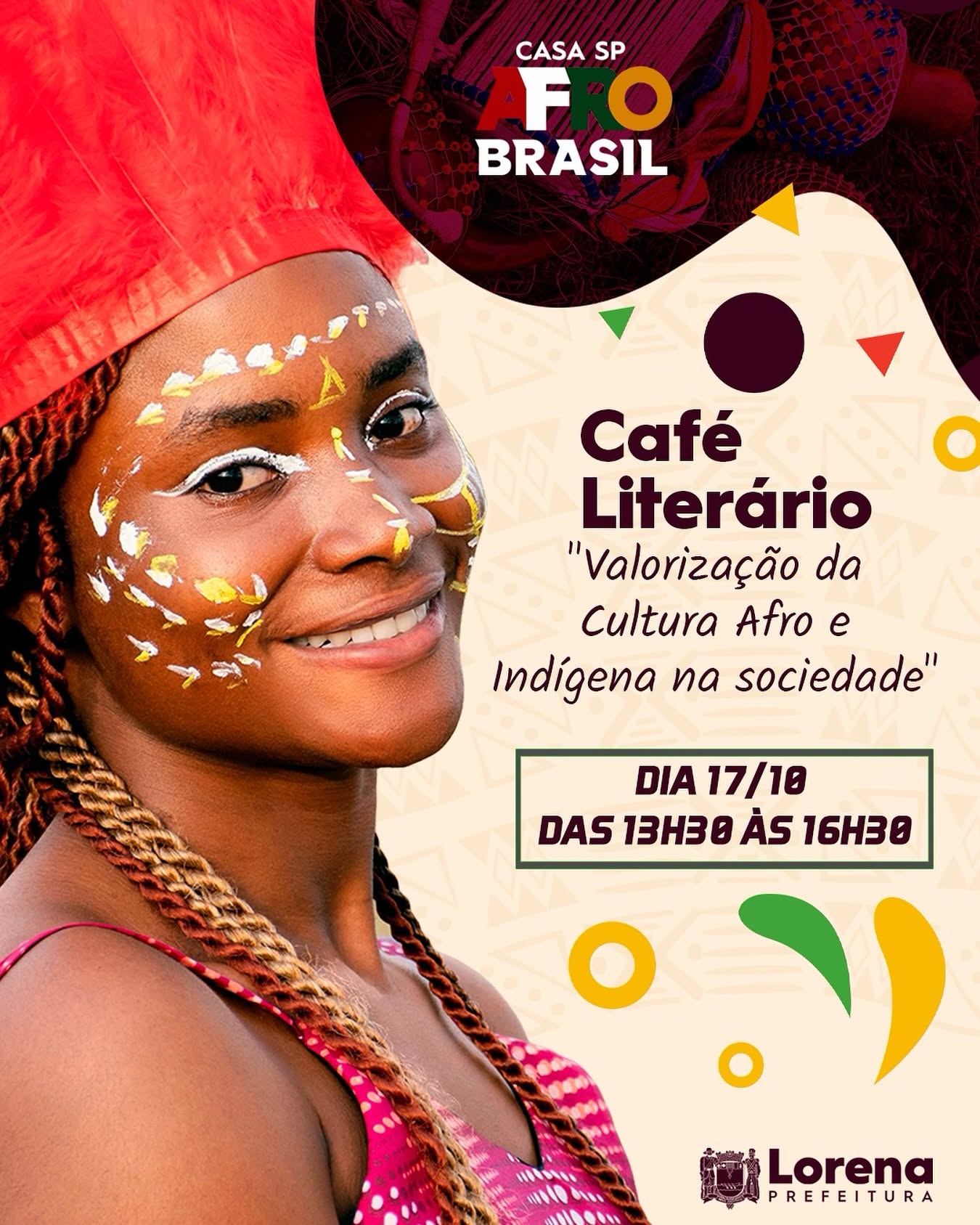 Casa Afro de Lorena convida para Café Literário e demais atividades do mês de outubro