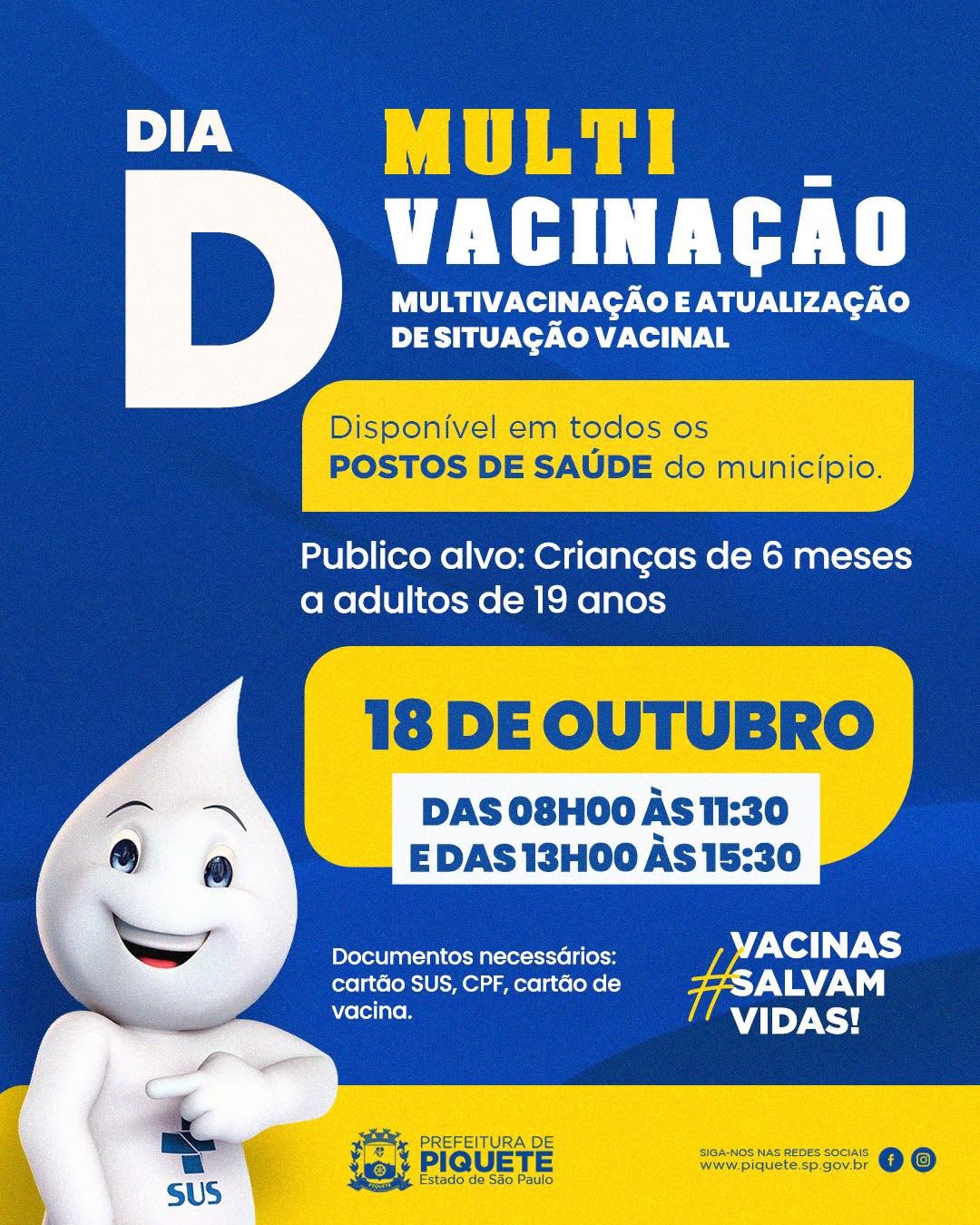 Dia D de Vacinação em Piquete