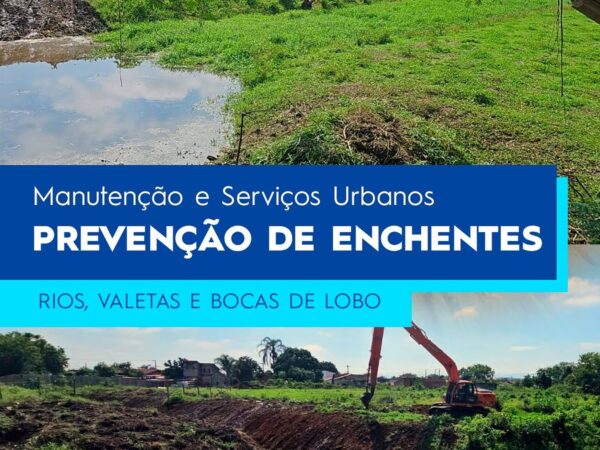 Trabalho de limpeza de bocas de lobo e desassoreamento de rios continua em Lorena
