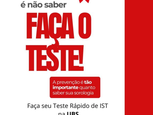 𝗦𝗮ú𝗱𝗲 𝗱𝗲 𝗖𝗮𝗻𝗮𝘀 𝗿𝗲𝗳𝗼𝗿ç𝗮 𝗼𝘀 𝘁𝗲𝘀𝘁𝗲𝘀 𝗿á𝗽𝗶𝗱𝗼𝘀 𝗱𝗲 𝗜𝗦𝗧 𝗻𝗼 𝗗𝗲𝘇𝗲𝗺𝗯𝗿𝗼 𝗩𝗲𝗿𝗺𝗲𝗹𝗵𝗼