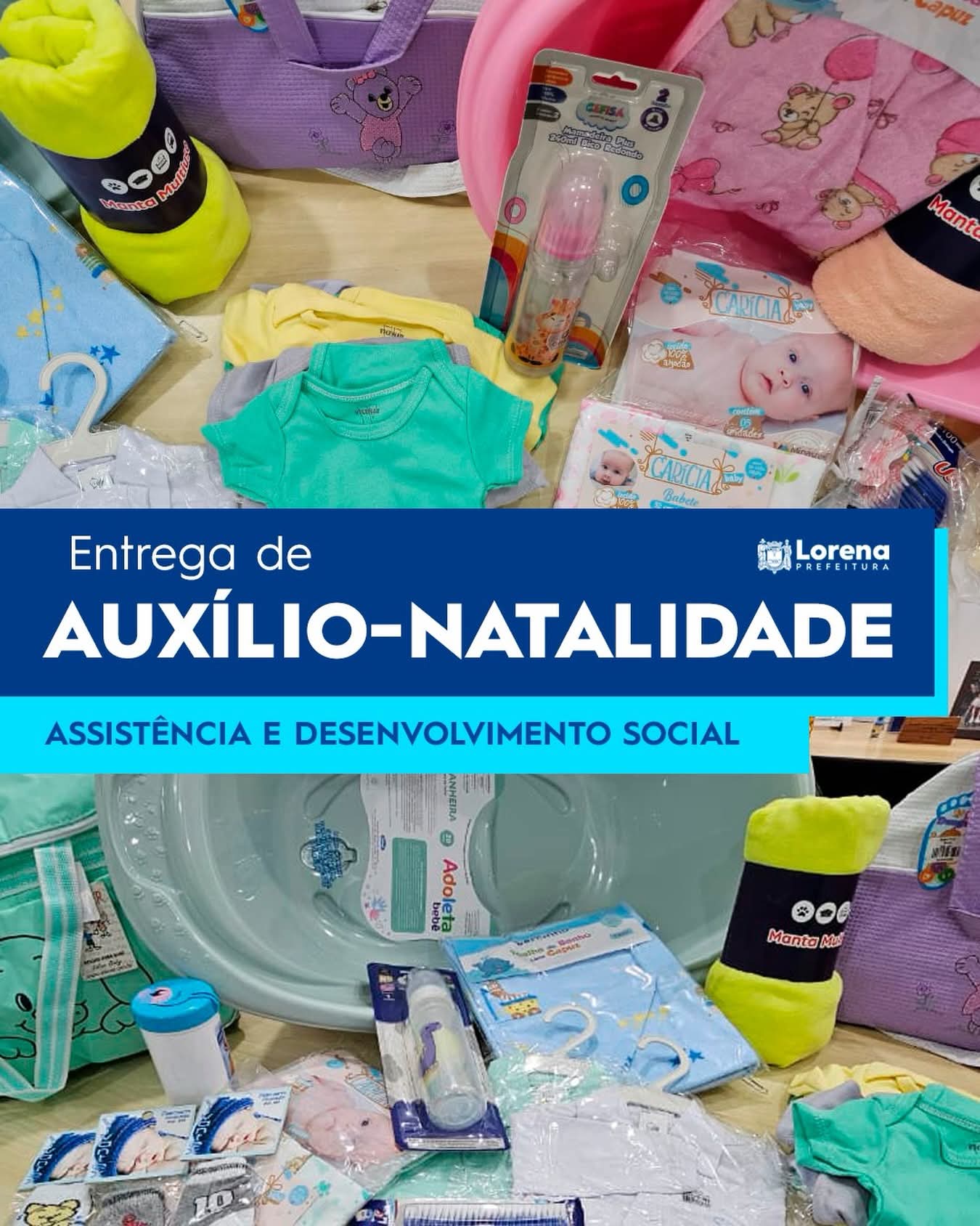Lorena passa a ofertar Benefício Eventual Auxílio-Natalidade para gestantes e famílias em situação de vulnerabilidade