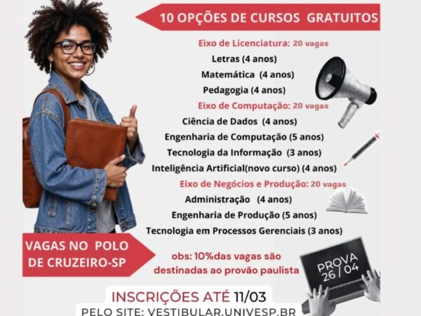 Univesp abre inscrições para vestibular 2026