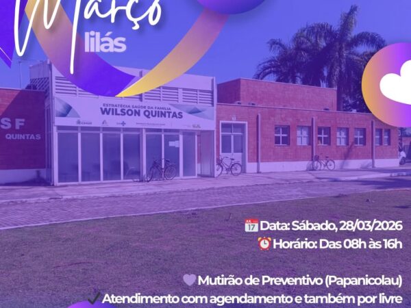 Saúde de Canas r𝐞𝐚𝐥𝐢𝐳𝐚 𝐦𝐮𝐭𝐢𝐫𝐚̃𝐨 𝐝𝐞 𝐞𝐱𝐚𝐦𝐞𝐬 𝐩𝐫𝐞𝐯𝐞𝐧𝐭𝐢𝐯𝐨𝐬 no Março Lilás