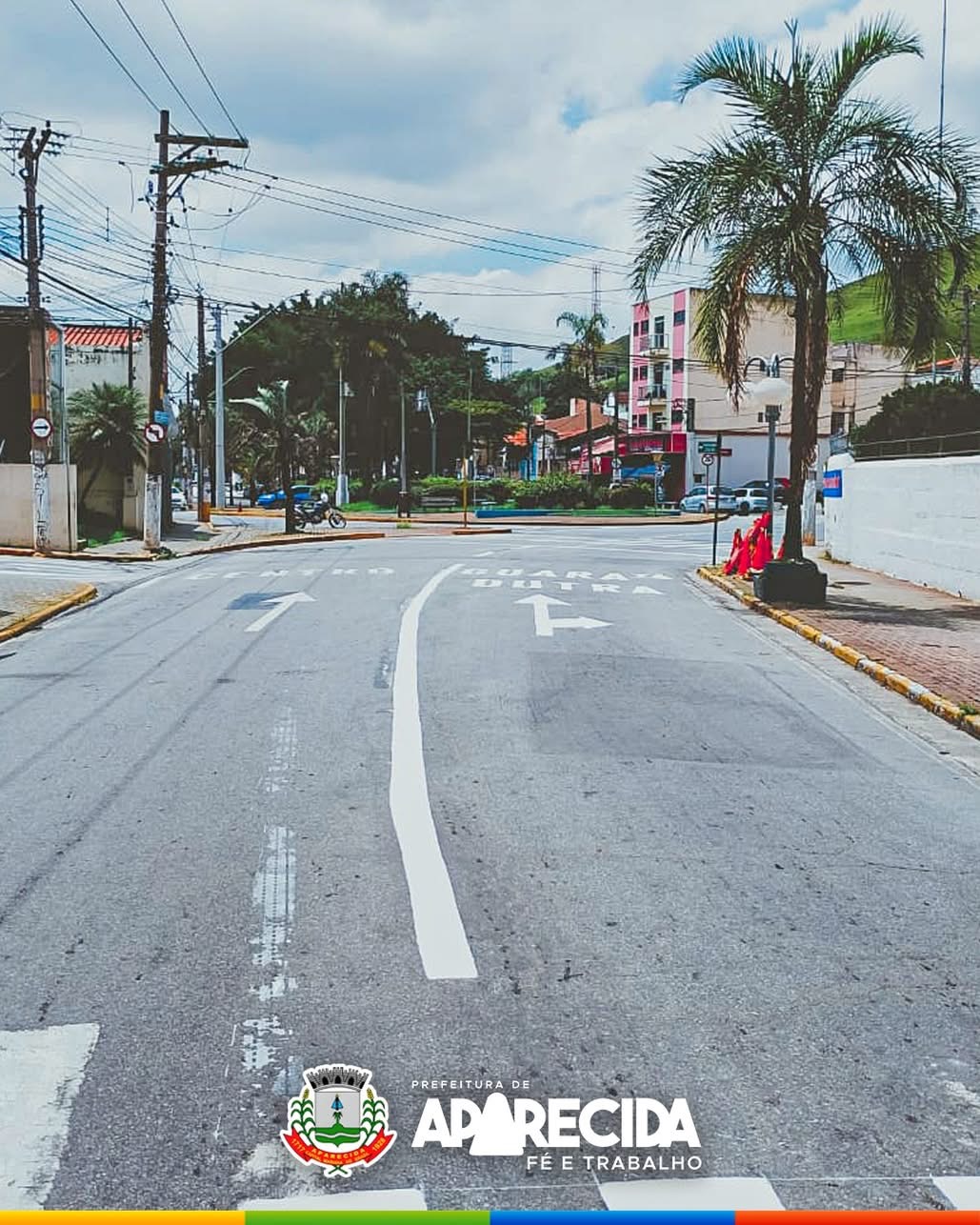 Mudança no trânsito de Aparecida