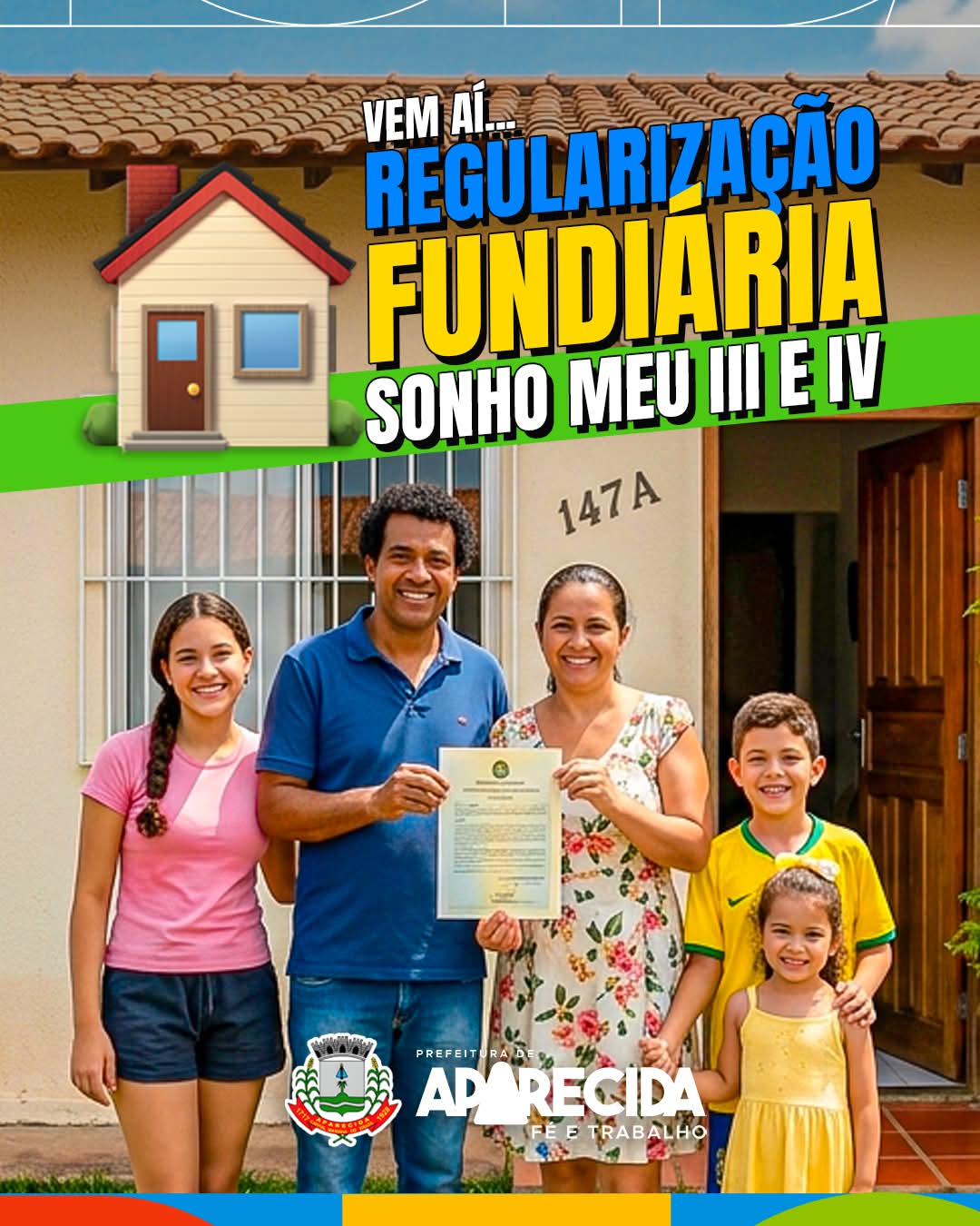 Aparecida segue avançando na regularização fundiária