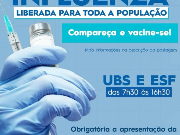 Vacinação contra a gripe é liberada para toda a população em Lorena