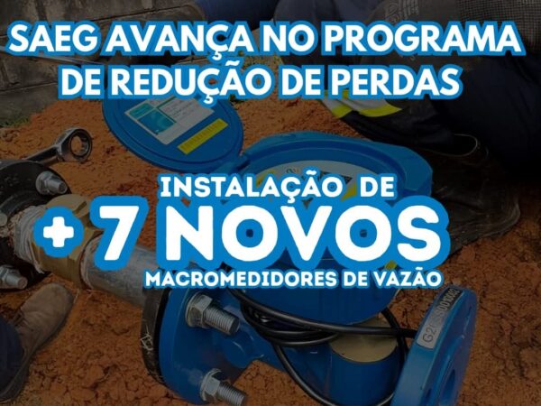 Em Guaratinguetá, SAEG avança no Programa de Redução de Perdas