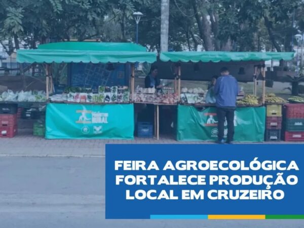 Feira Agorecológica fortalece produção local em Cruzeiro