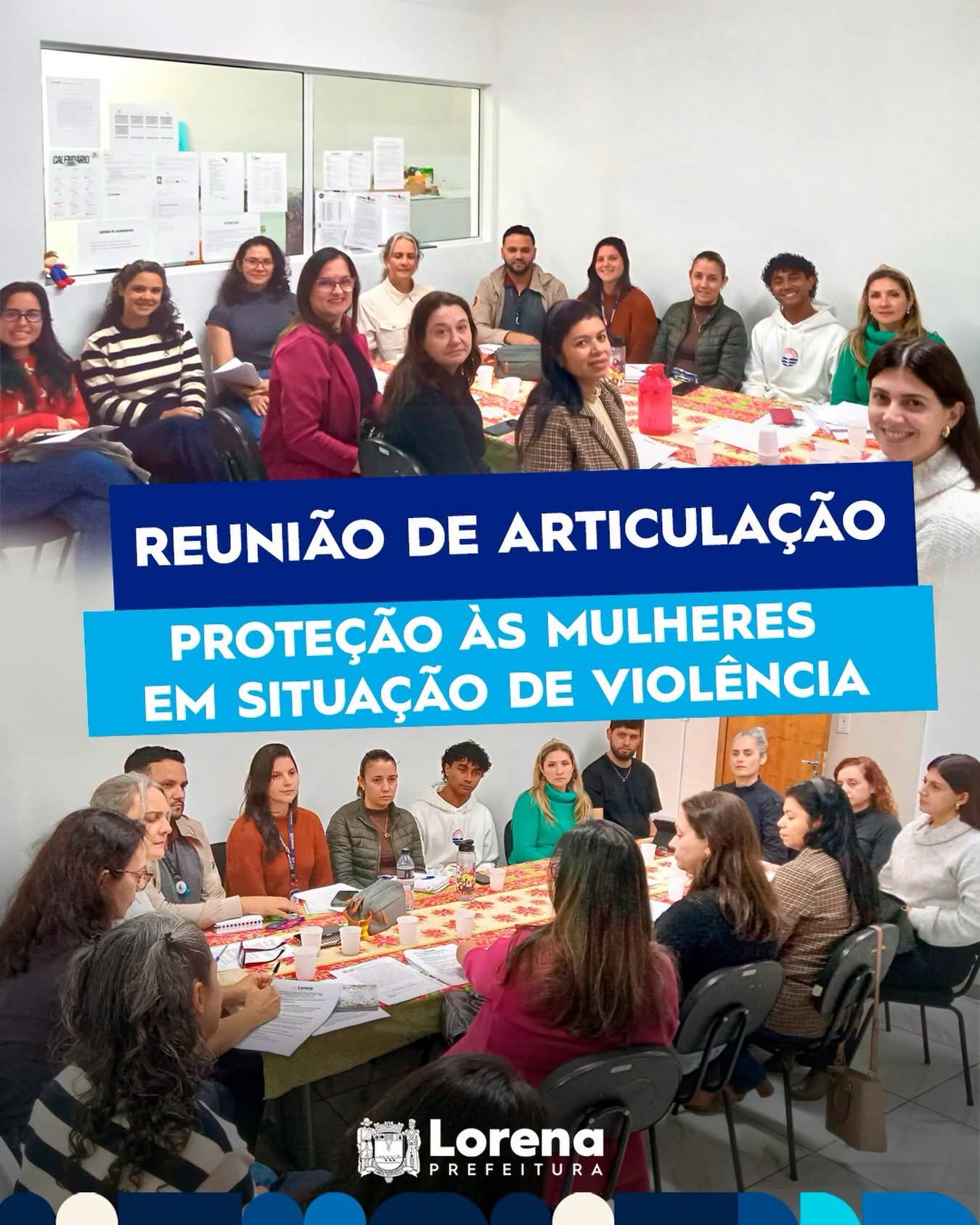 Lorena promove reunião sobre a Rede Municipal de Proteção às Mulheres em Situação de Violência