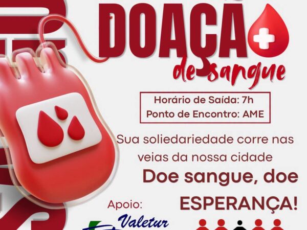 Campanha de doação de sangue em Guaratinguetá