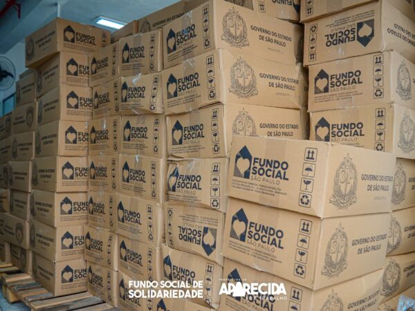 Fundo Social de Solidariedade de Aparecida recebe mais de 20 toneladas de alimentos