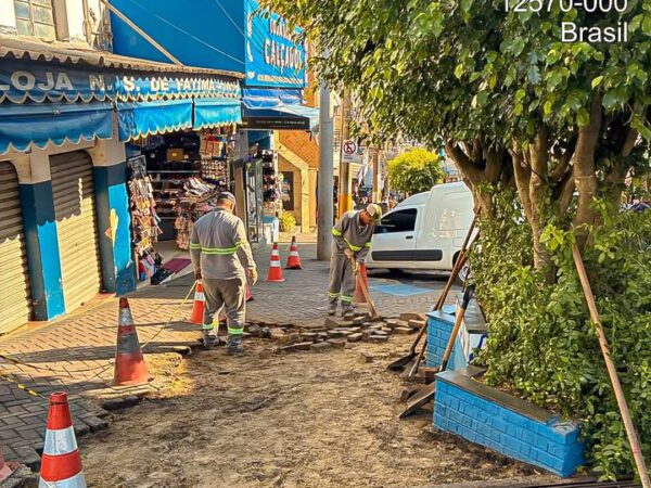 Começa revitalização da Rua Monte Carmelo em Aparecida