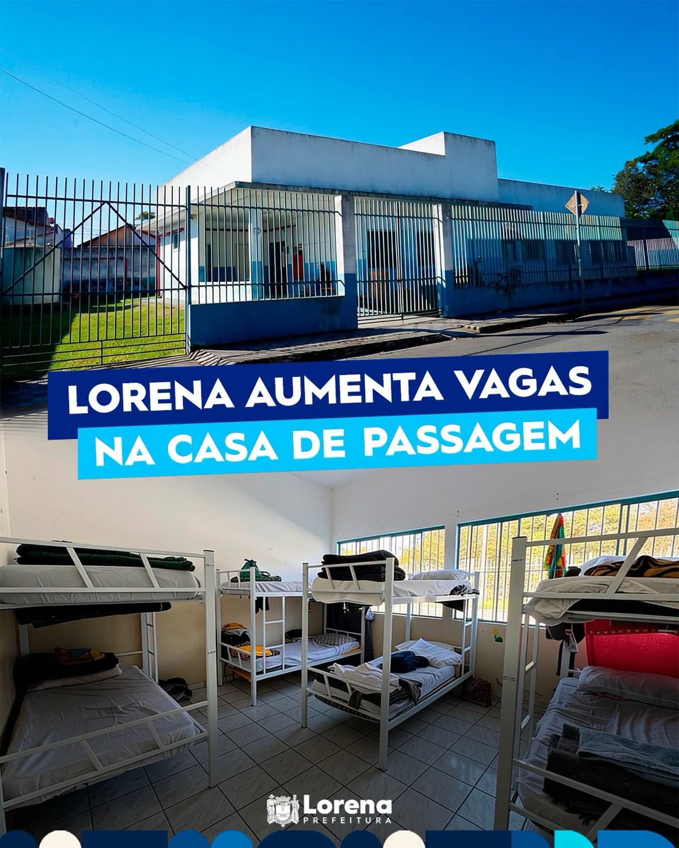 Prefeitura amplia capacidade da Casa de Passagem para 30 vagas durante o inverno