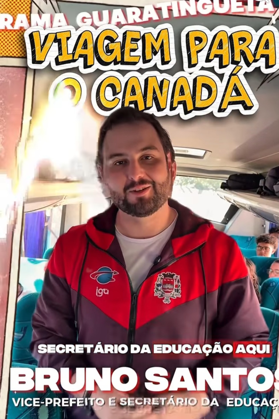 Alunos do “Guaratinguetá no Mundo” embarcam para o Canadá