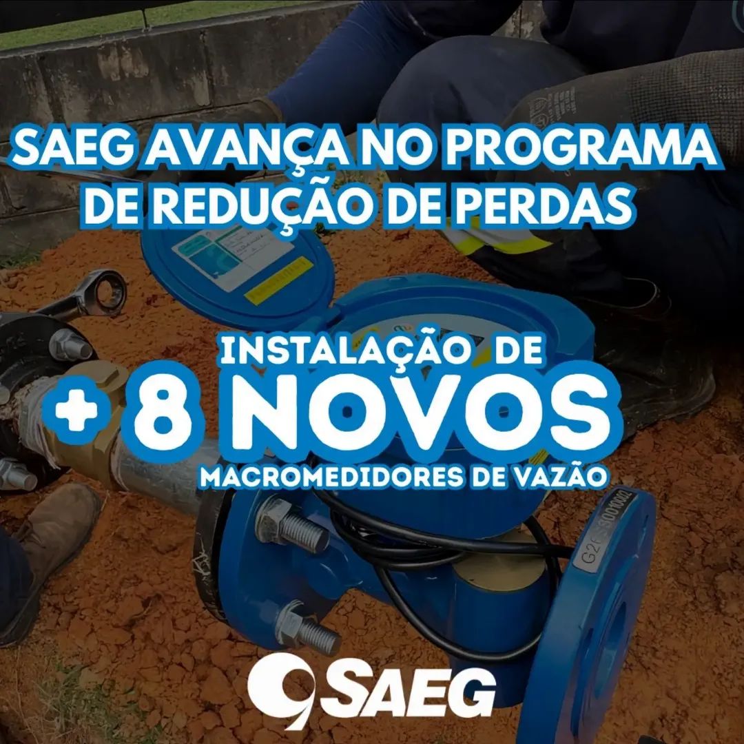 SAEG avança no Programa de Redução de Perdas da cidade