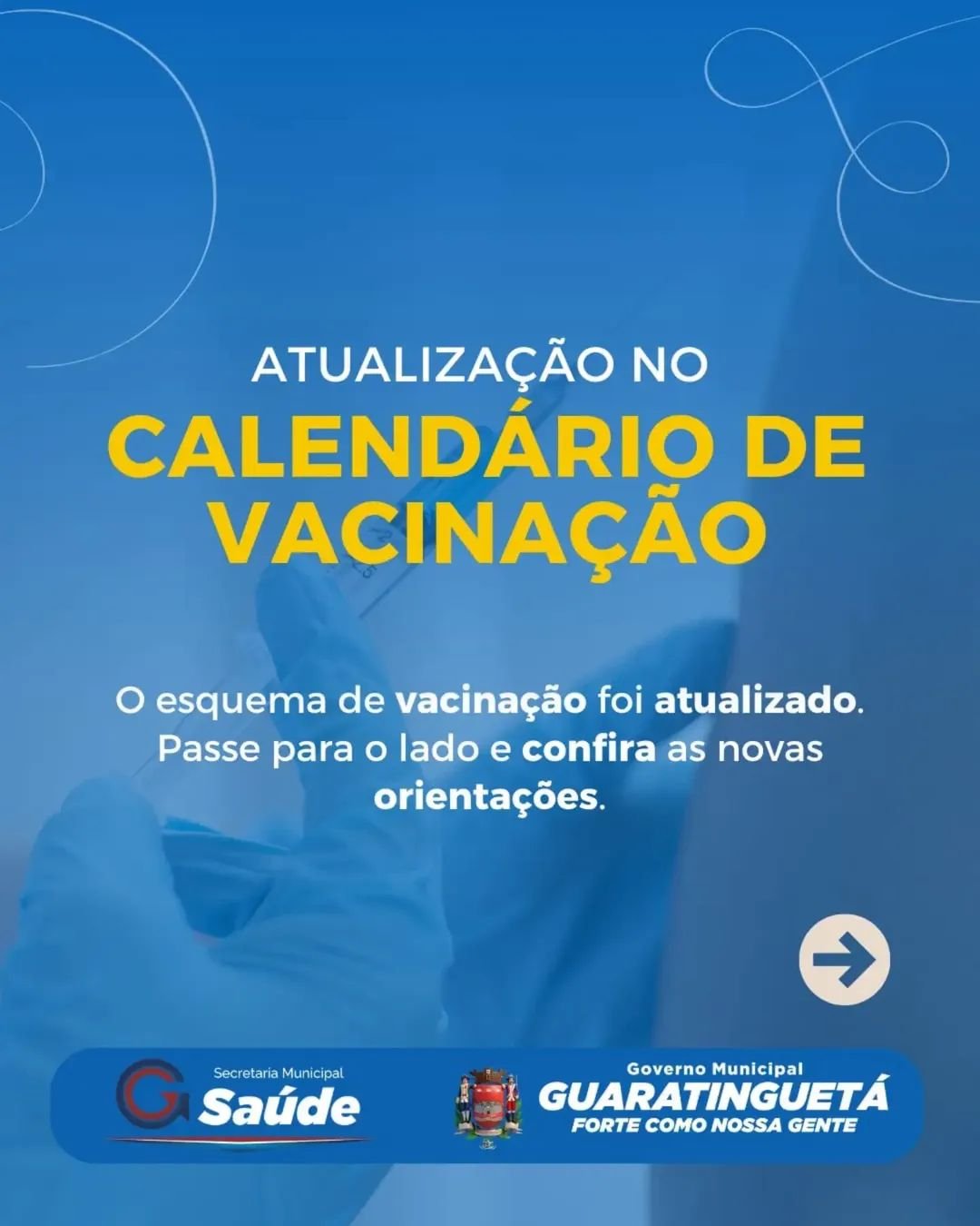 Atualização no calendário de vacinação infantil em Guaratinguetá