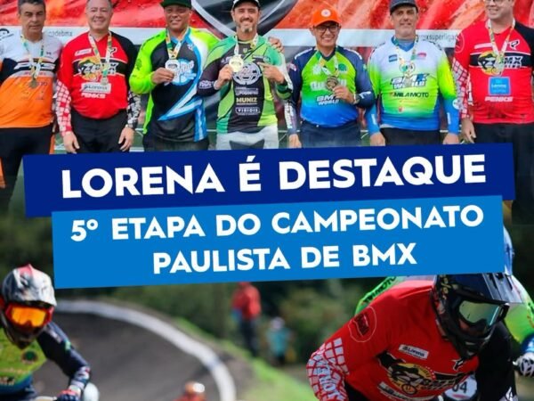 Atletas lorenenses participam da 5ª Etapa do Campeonato Paulista de BMX Racing 2026
