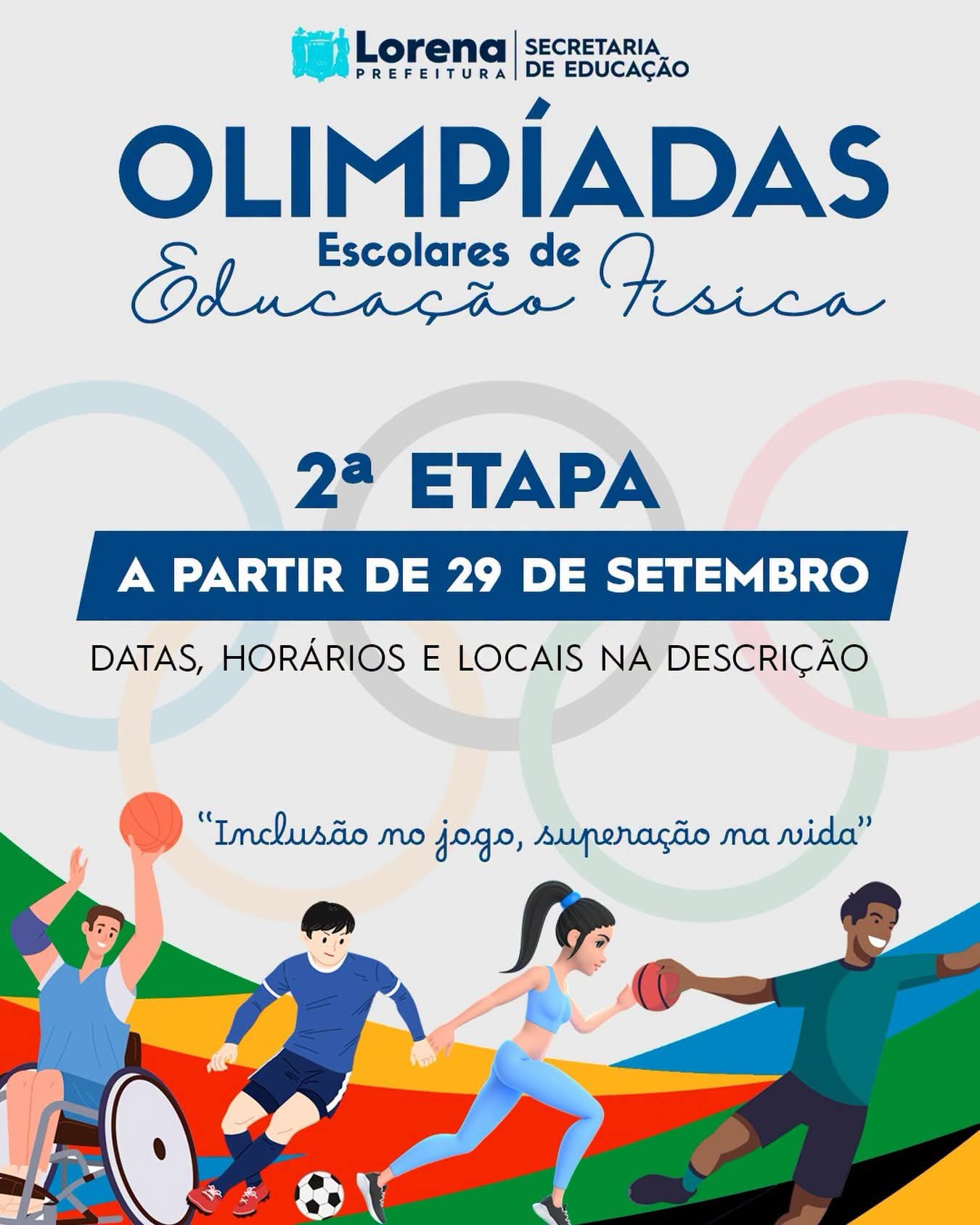 2ª etapa das Olimpíadas Escolares de Educação Física de Lorena 2026